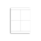 CABUR - Tessera adesiva porta tessera serie PTMS 7x40mm bianco per CaburJet. TA407AW