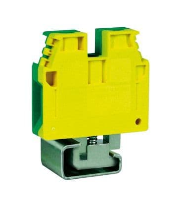 CABUR - Morsetto di terra 16mm2 a vite, 1-piano per guida G32.