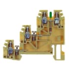 CABUR - Morsetto a vite 2.5mm2, 3-piani per collegamento sensori e segnalazione-T.