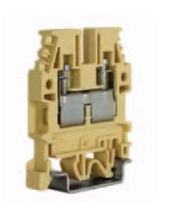 CABUR - CBD Morsetto a vite 6mm2, 1-piano, grigio. CB340GR