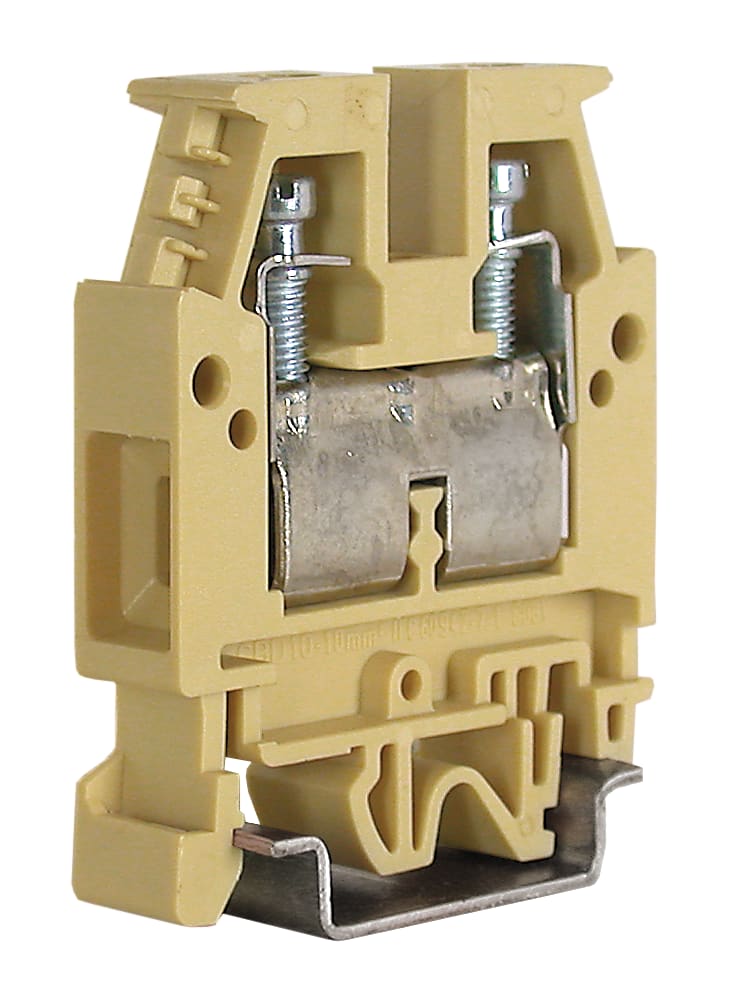 CABUR - CBD Morsetto a vite 10mm2, 1-piano, grigio. CB440GR