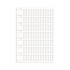 CABUR - Tessera flessibile per tubetto 30mm PVC bianca SmartRoll-Plus. NUT30RW