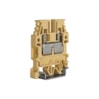 CABUR - Morsetto a vite 4mm2, 1-piano, colore beige, serie CBD