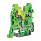 CABUR - Morsetto a vite 2.5mm2, 2+2, 1-piano, di terra, per G32.e.TH35