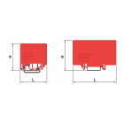 CABUR - DFU/4/ROSSO DIAFRAMMA COLORATO