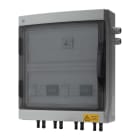 CABUR - Quadro stringa DC/AC monofase, 1_in/1_out 600V 25A+fusibile 20A 0.3A.