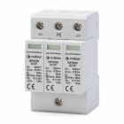 CABUR - Limitatore di sovratensione 600Vdc, tipo II, tripolare.