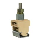CABUR - Morsetto per guida G32, 120mm2, colore beige, MBL120/10, perno filettato.