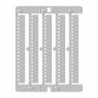 CABUR - Tessera per morsetti Cabur 8x5mm, PC+ABS, colore bianco, per CaburJet. NU0851