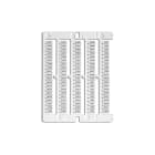 CABUR - Tessera morsetti Phoenix 5x10mm, PC+ABS, bianco, per SmartPrint-Plus.