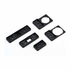 CABUR - Portatarghetta per TAP4915, x targhette, colore nero. PT5217B