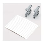 CABUR - Supporto porta targhetta 40x7mm, grigio.