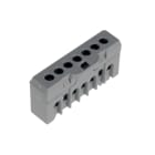 CABUR - Morsettiera 7x10mm2, grigio, QBLOK 16mm2 7F V0.
