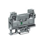 CABUR - Morsetto sezionabile a vite 10mm2 per circuiti di prova, colore grigio.