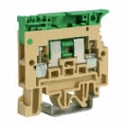 CABUR - Morsetto con diodo 1A passante, colore beige, SFR.4/D1A, 4mm2 a vite.
