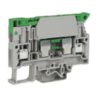 CABUR - Morsetto 6mm2 portafusibile 5x20mm, 1-piano, grigio.