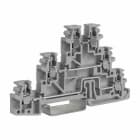 CABUR - Morsetto passante 3 piani, colore beige, 2.5mm2, TLD.2.