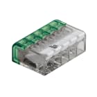 CABUR - UC05M connettore volante 5 poli 2.5 mmq per scatole derivazione molla. UC05M