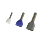 CABUR - WPD01/15 Terminali 2x1,00 Puntalini doppi isolati 2x1,0mm2 rosso. WP90003