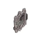 CABUR - Modulo rele elettromeccanico 24V AC/DC SPDT 6A a molla non estraibile.