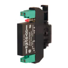 CABUR - Modulo 1 opto 5-24Vdc/5-50Vdc 3A rele optoisolato a vite, 24Vdc 3A non estraibile.