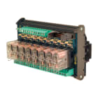 CABUR - Modulo 8 rele elettromeccanico 24VAC/DC SPDT 16A a vite, estraibile, SC 12A.