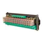 CABUR - 16 modulo rele elettromeccanico 24Vdc DPDT 10A a vite estraibile 8A.