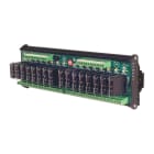 CABUR - Modulo 16 opto 24V/5-50Vdc 2,5A rele optoisolati estraibile 2A.