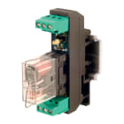 CABUR - Modulo rele elettromeccanico 24Vdc SPDT 16A a vite, estraibile 12A SC.