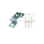 CABUR - Staffa piana 20x80mm per fissaggio profilati H25.