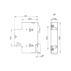 CABUR - Portafusibile fotovoltaico 20A 1kVdc PV 10.3X38.