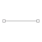 CABUR - Morsetto barra 70mm2 per guida G32, beige.
