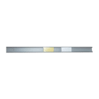 CABUR - Binario PVC adesivo, 1000x9mm, grigio, CONF. 20PZ TA209W/Y.