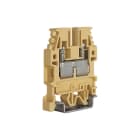 CABUR - CBD Morsetto Passante 4mm2, 1-piano, Beige.