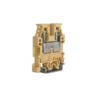 CABUR - Morsetto passante 6mm2, 1-piano, beige, serie CBD.