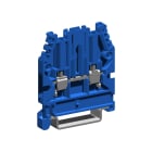 CABUR - Morsetto passante 2.5mm2, 1-piano, blu.