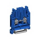 CABUR - Morsetto passante 4mm2, 1-piano, blu.
