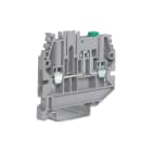 CABUR - Morsetto sezionatore a vite 2.5mm2, 1-piano, grigio.