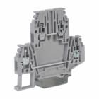 CABUR - Morsetto passante 2.5mm2, 2-piani, blu, serie DBC.