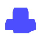 CABUR - Piastrina terminale blu per DBC.4. DB402