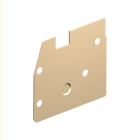 CABUR - Diaframma separatore per VPC.2 con cava per ponte, colore beige. DU02S