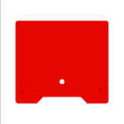 CABUR - Diaframma separatore per GPA.70, colore rosso. DU070R