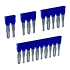 CABUR - Ponte a pettine EFB, 10 poli, blu per morsetti push-in sezione 2.5mm2.