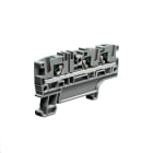 CABUR - EFC 4/1+2 GR Morsetto passante push-in 4mm2 1-piano colore grigio.
