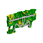 CABUR - Morsetto di terra push-in 2+2, 1.5mm2, 1 piano.