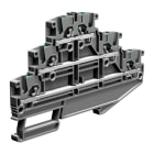 CABUR - EFT.2/GR Morsetto passante 2.5mm2, 3 piani, colore grigio.