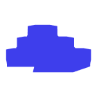 CABUR - Piastrina terminale, colore blu, per EFT.2. EFT201BL