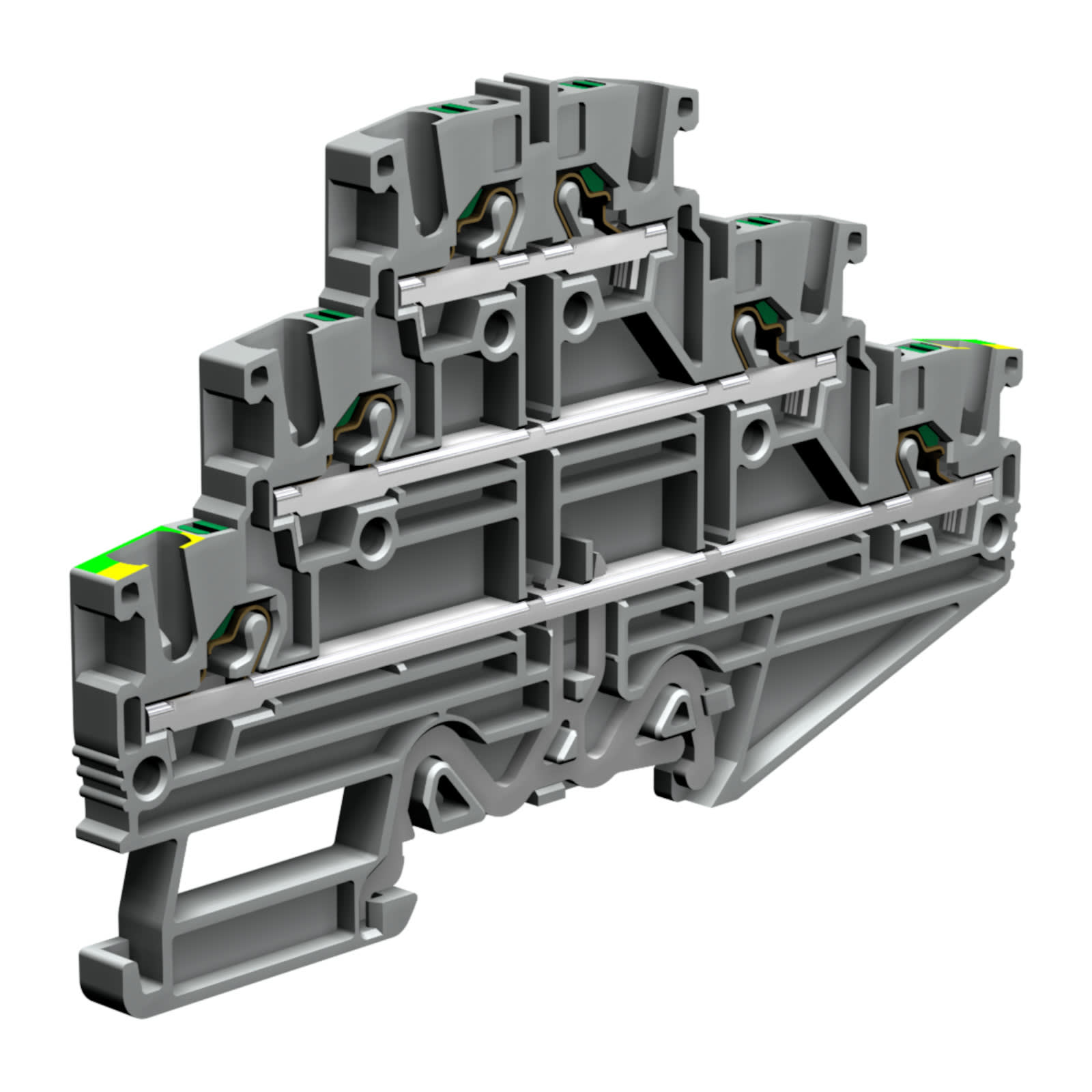CABUR - EFT.2/E/GR MORSETTO PASSANTE 3 PIANI