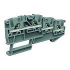 CABUR - Morsetto push-in 2.5mm2, 3-piani, per sensori, colore grigio.