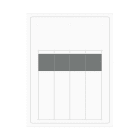 CABUR - Etichetta adesiva segnacavo in vinile bianco 25x23mm per SmartPrint Plus. ESA7523W